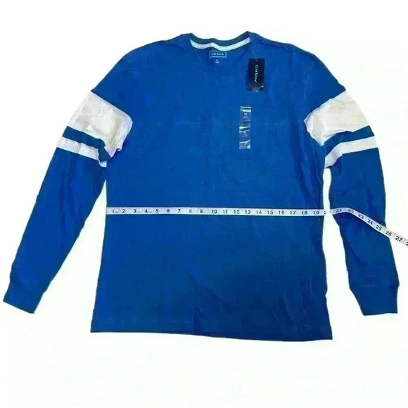 Club Room Men’s Football T-Shirt Created For Macy’s Palace Blue Size M - Picture 4 of 8